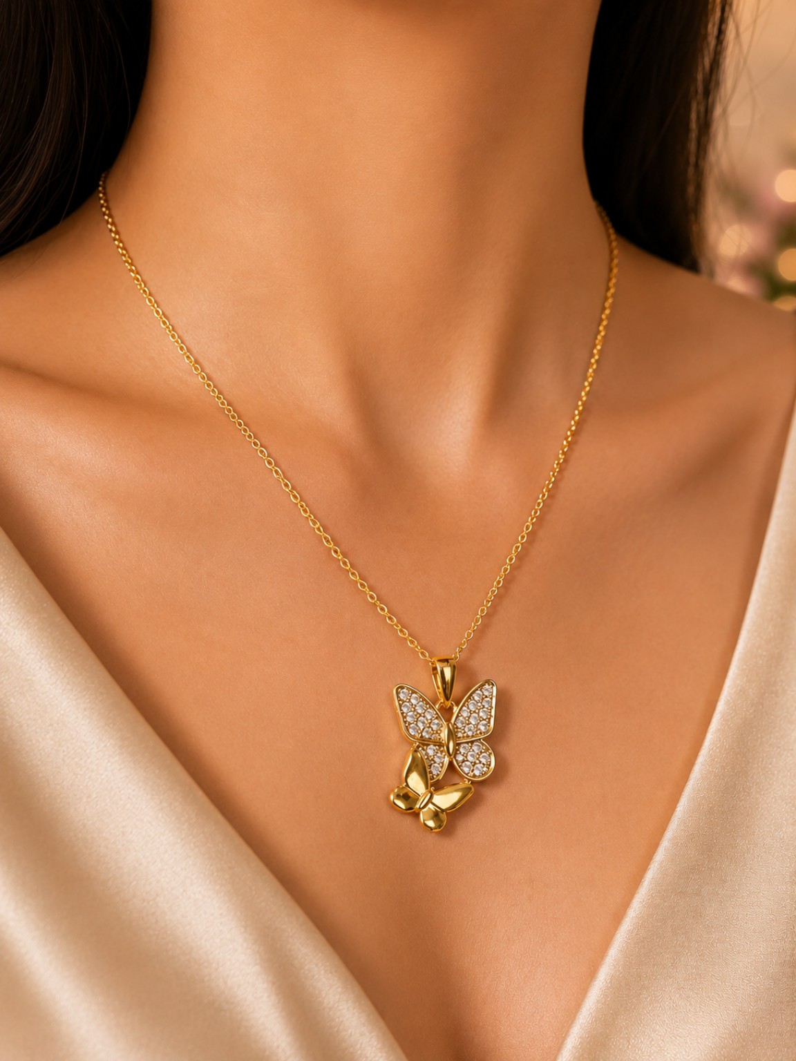 Butterfly Duo Necklace